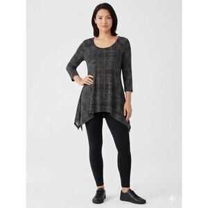 CHAUS Women Tunic Top Large Rayon Spandex